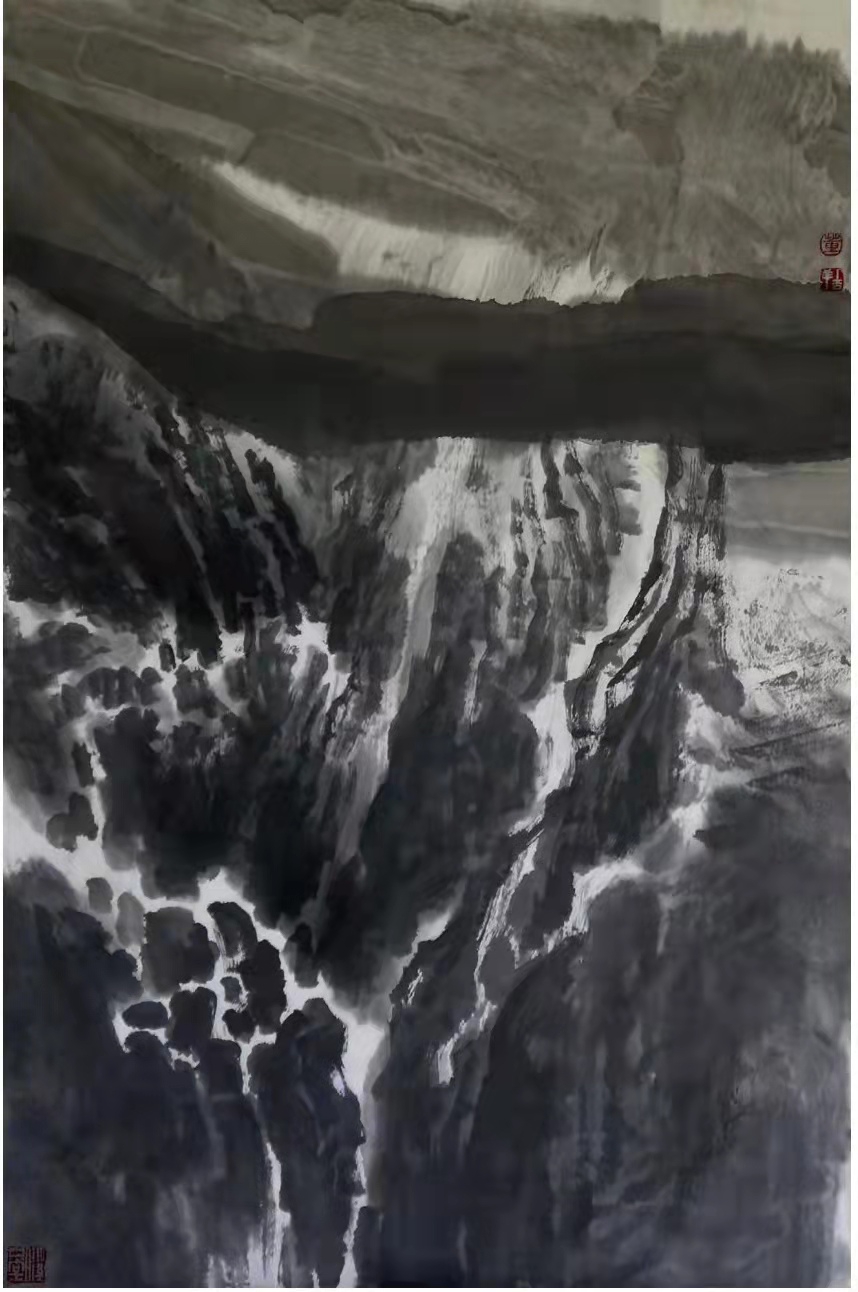 铁道兵著名画家董吉祥（纸本水墨）国画作品欣赏 V篇制作：王绍春