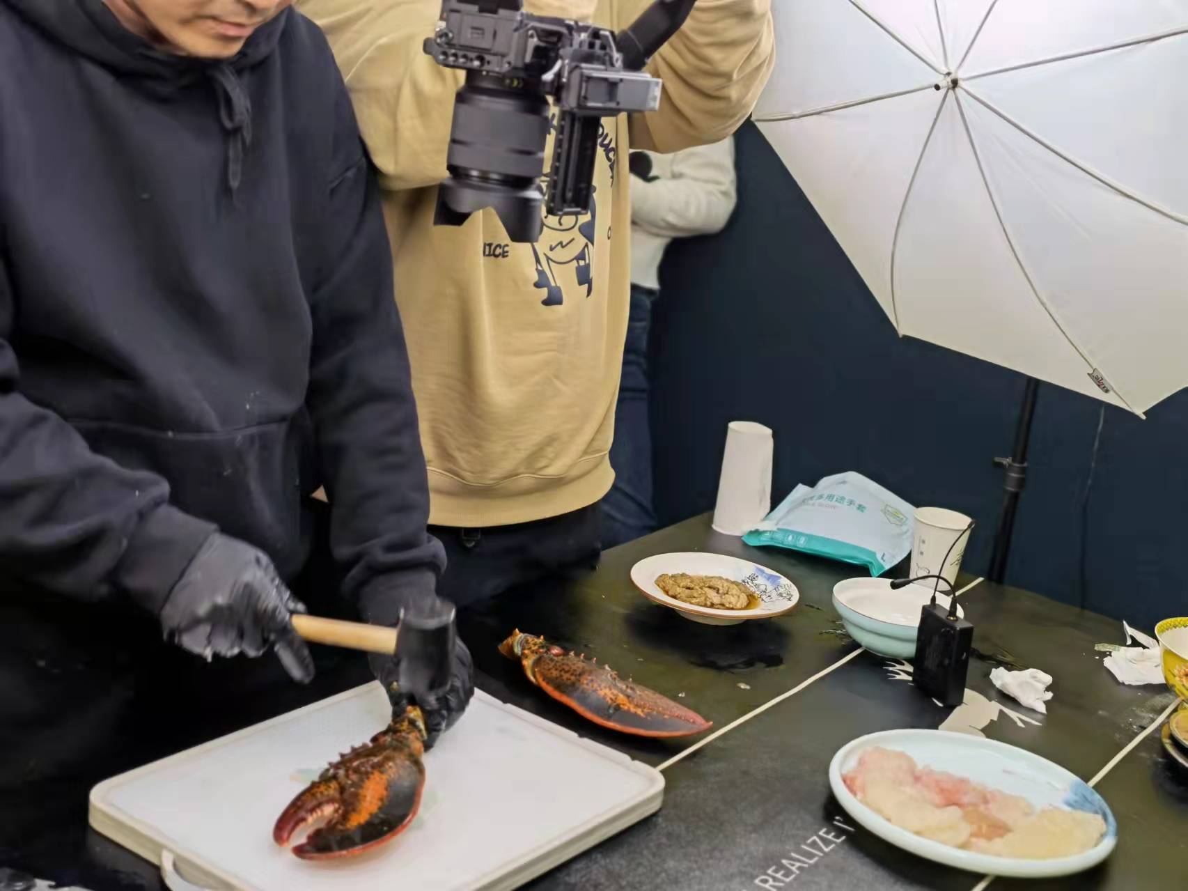 山东济南波龙虾水饺宣传片视频拍摄花絮–上山传媒-上山传媒