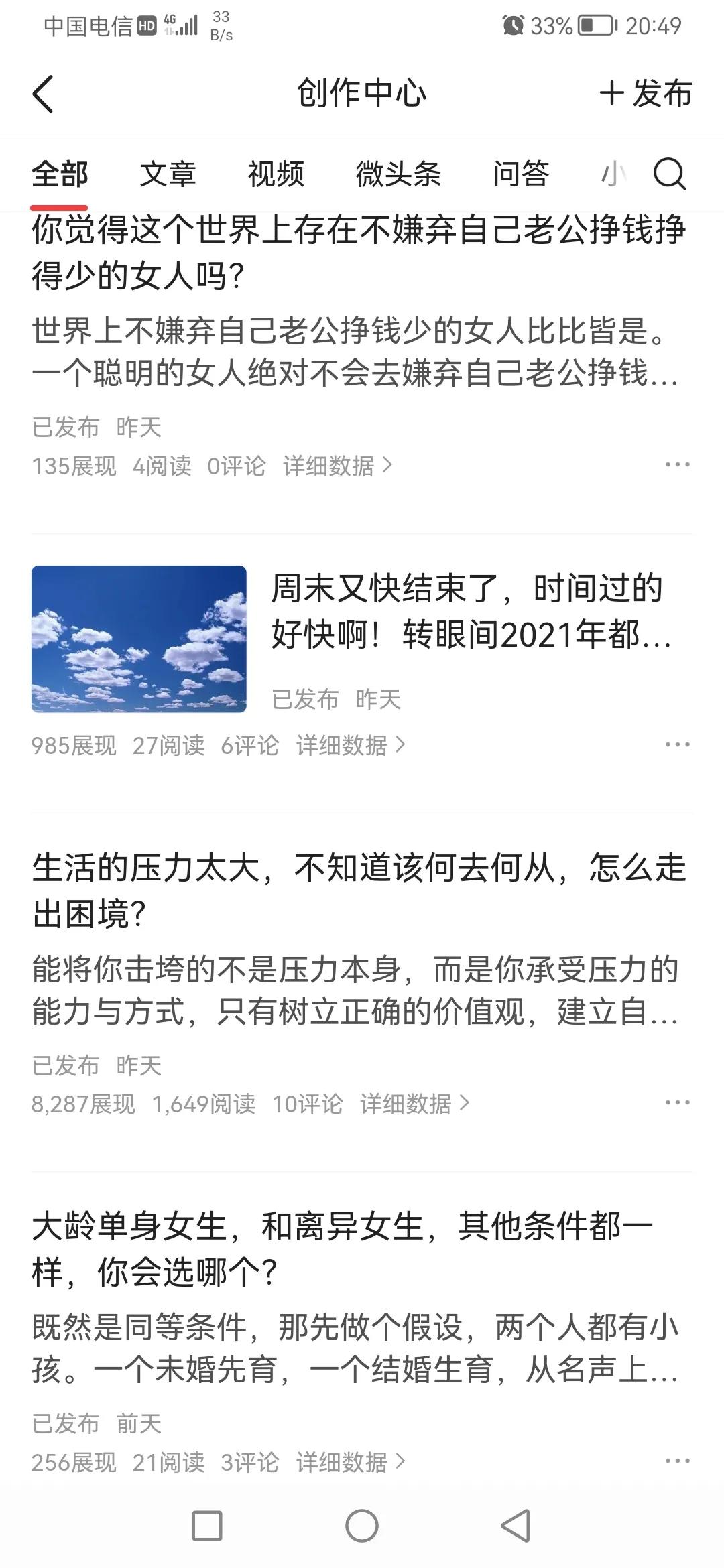 自媒体创作一个月来的感受
