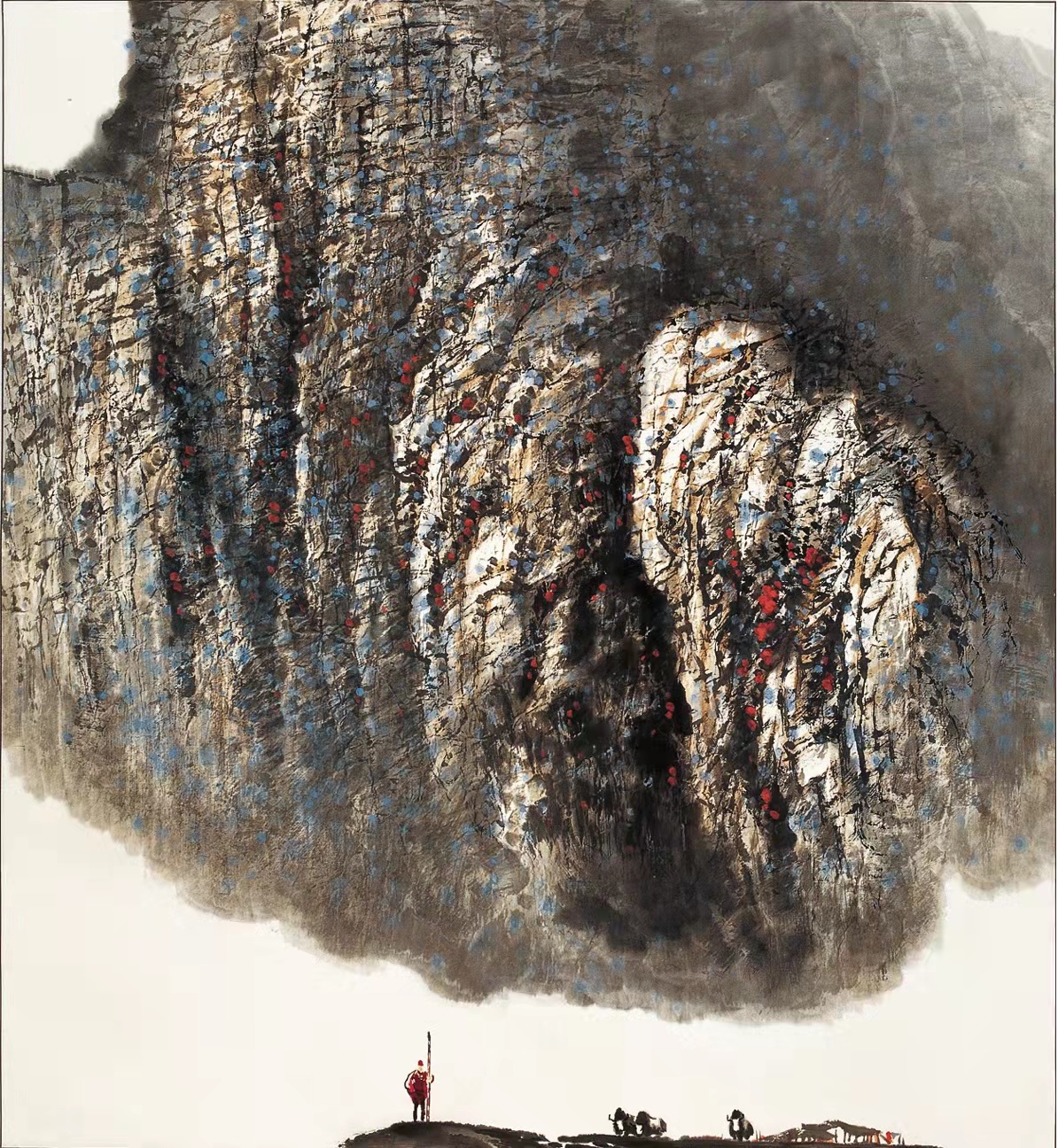 铁道兵著名画家董吉祥（纸本水墨）国画作品欣赏 V篇制作：王绍春
