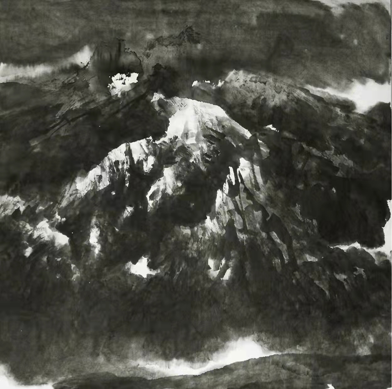 铁道兵著名画家董吉祥（纸本水墨）国画作品欣赏 V篇制作：王绍春