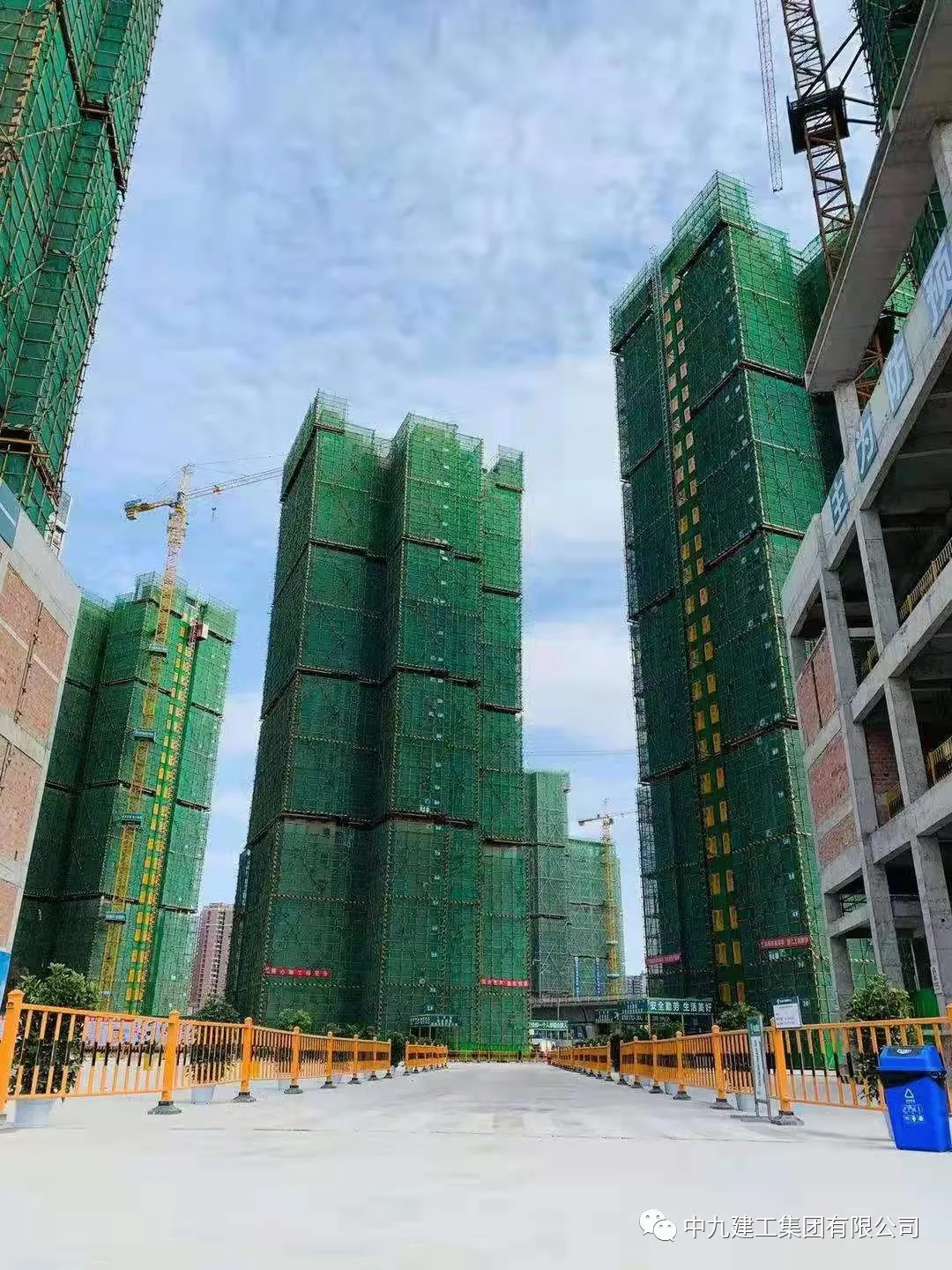 喜讯！中九一本之道高清一区2021dx承建的新惠·锦苑项目荣获省级标化工地称号