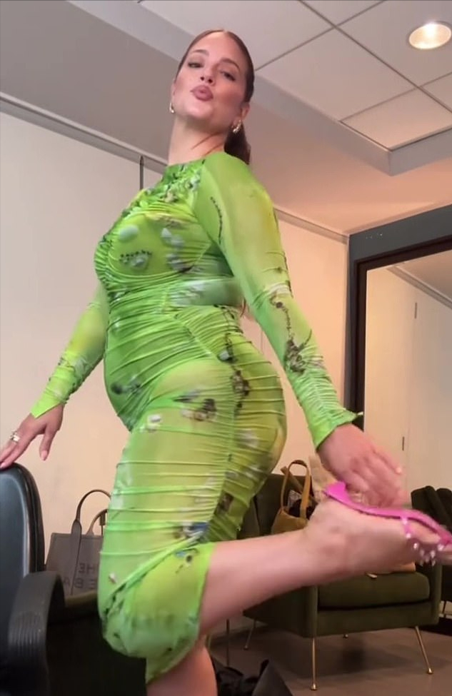 180斤大码超模太敢穿!