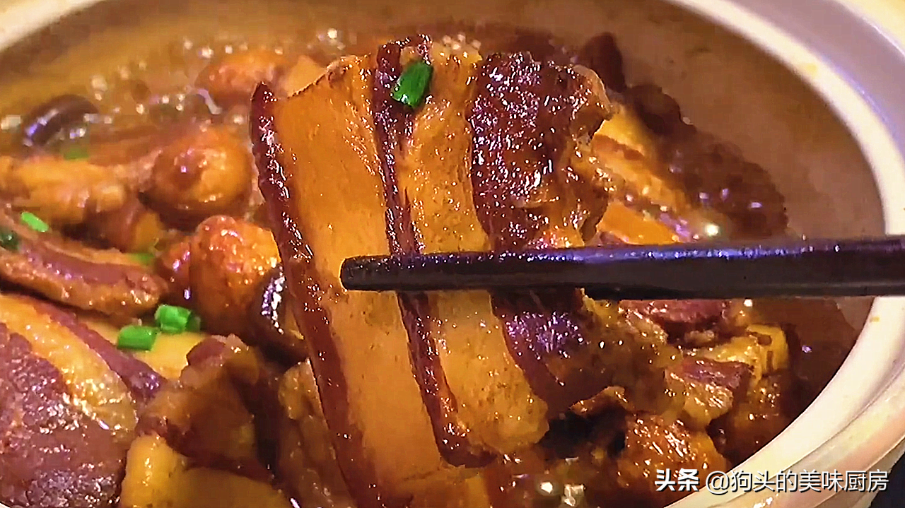 五花肉怎样做才软烂不油腻？大厨教你一个做法，出锅汤汁都不剩