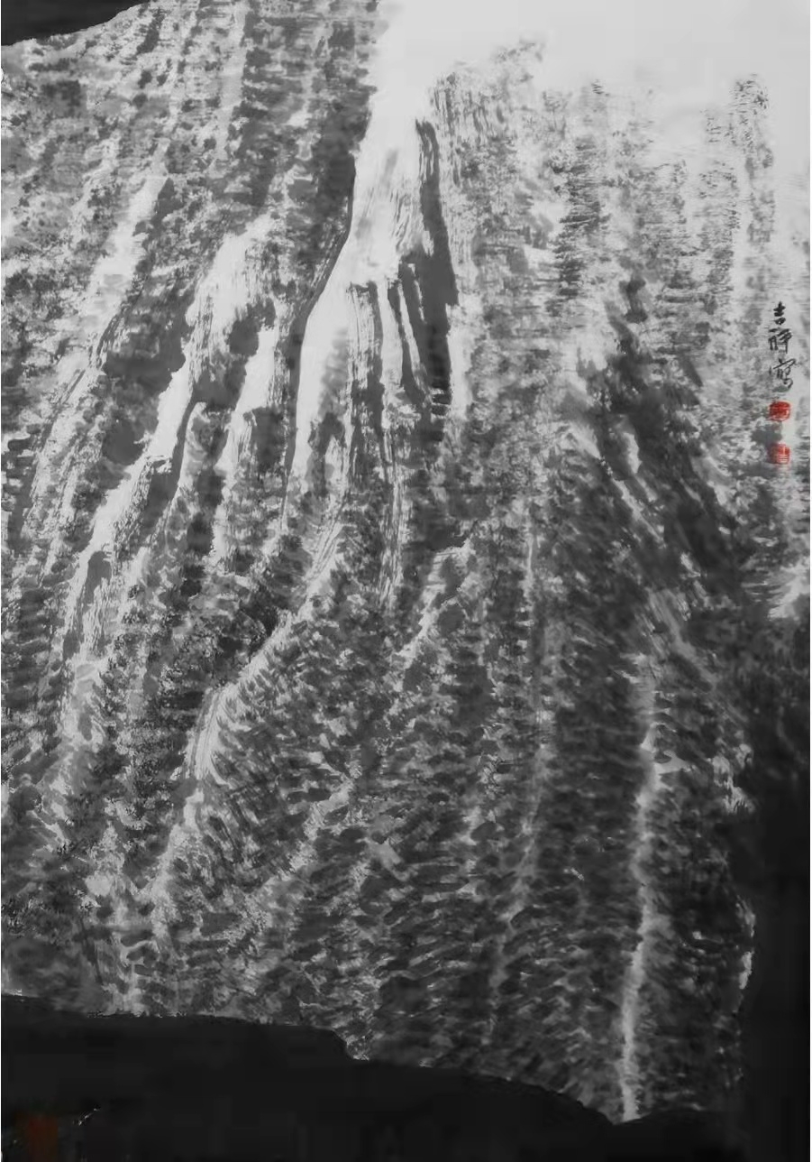 铁道兵著名画家董吉祥（纸本水墨）国画作品欣赏 V篇制作：王绍春