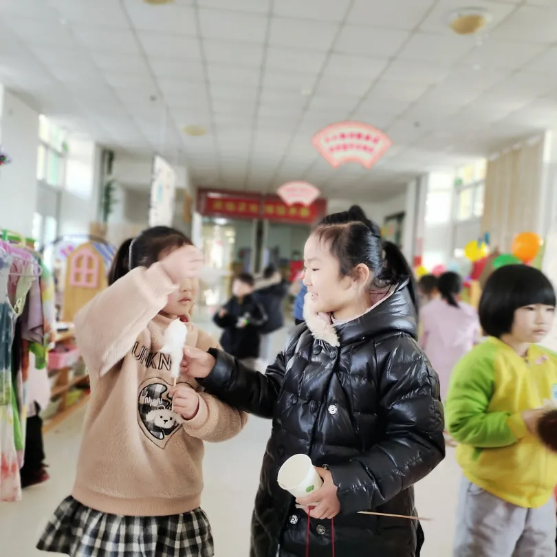 浓情中国年 欢喜逛庙会：宁阳县文庙中心幼儿园举办新年庙会活动