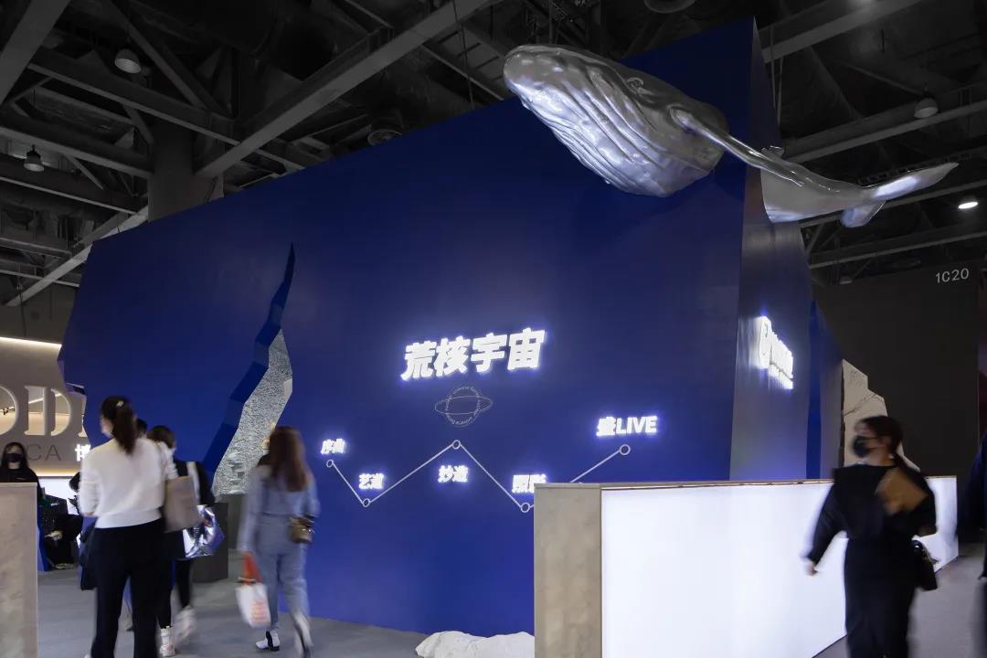 锦盛石业亮相广州设计周，蓝盒子打破石材传统印象
