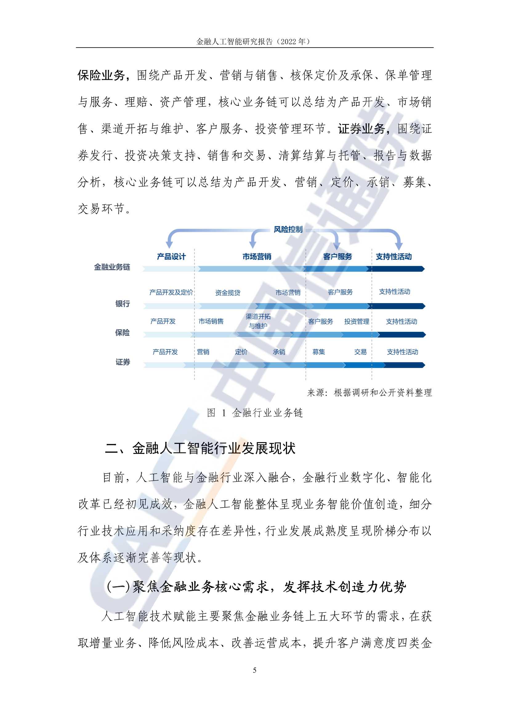 2022年金融人工智能研究报告（中国信通院）