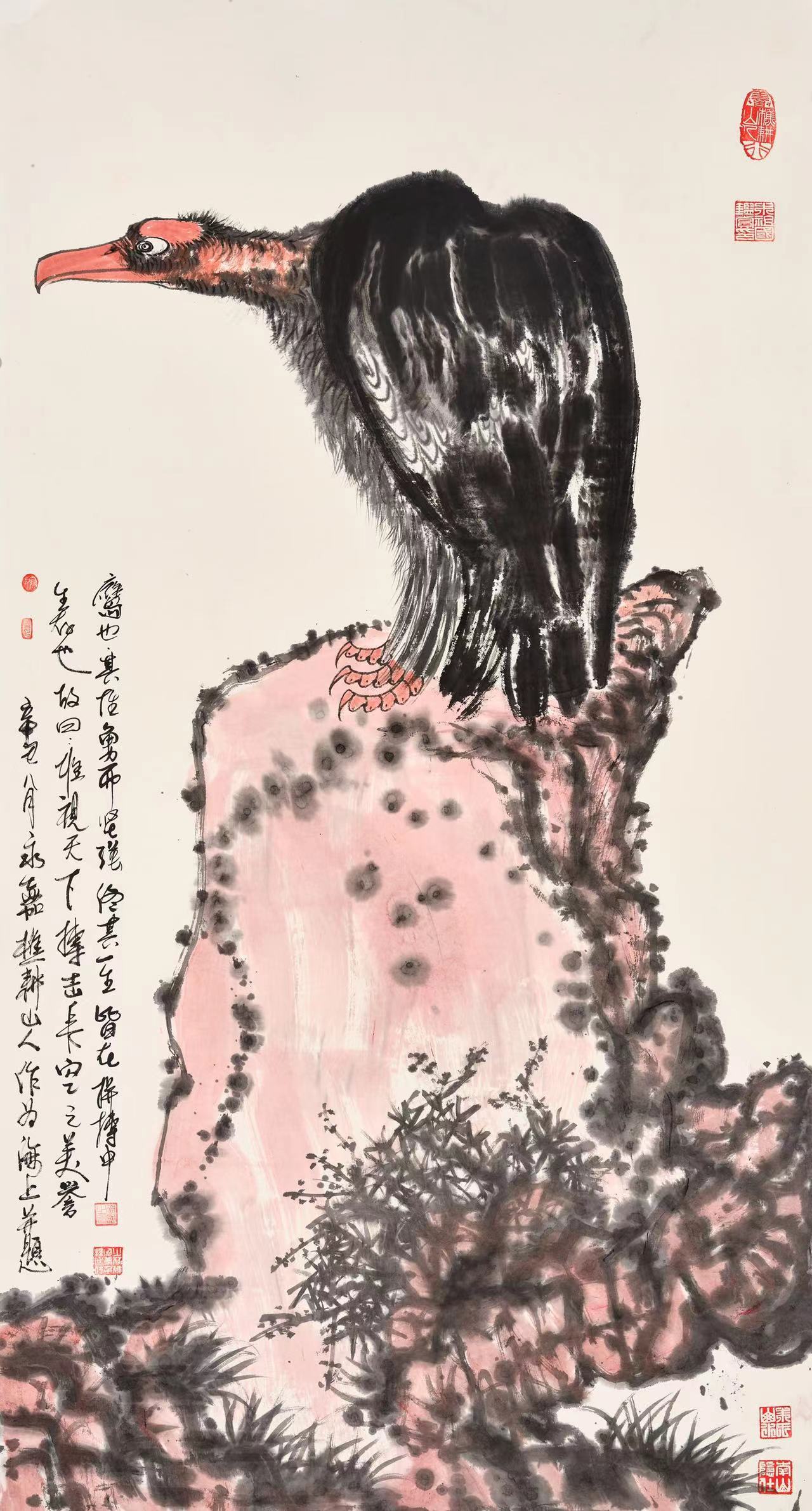 画鹰名家朱祖国与画马大师徐悲鸿：不同的时代，同样的追求-画家-本站