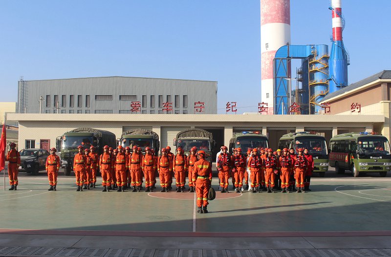 庆阳市森林消防大队严密组织雨雪冰冻灾害应急救援拉动演练