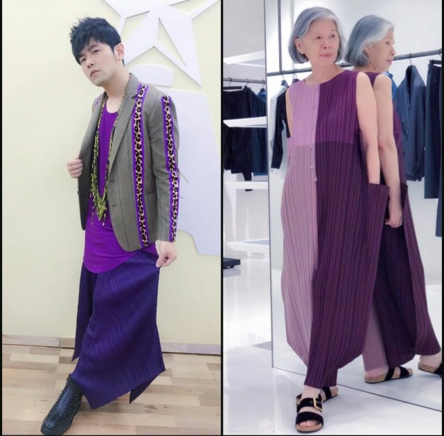 周杰伦晒母子同框，大赞母亲比自己还要潮，71岁周妈妈时尚年轻