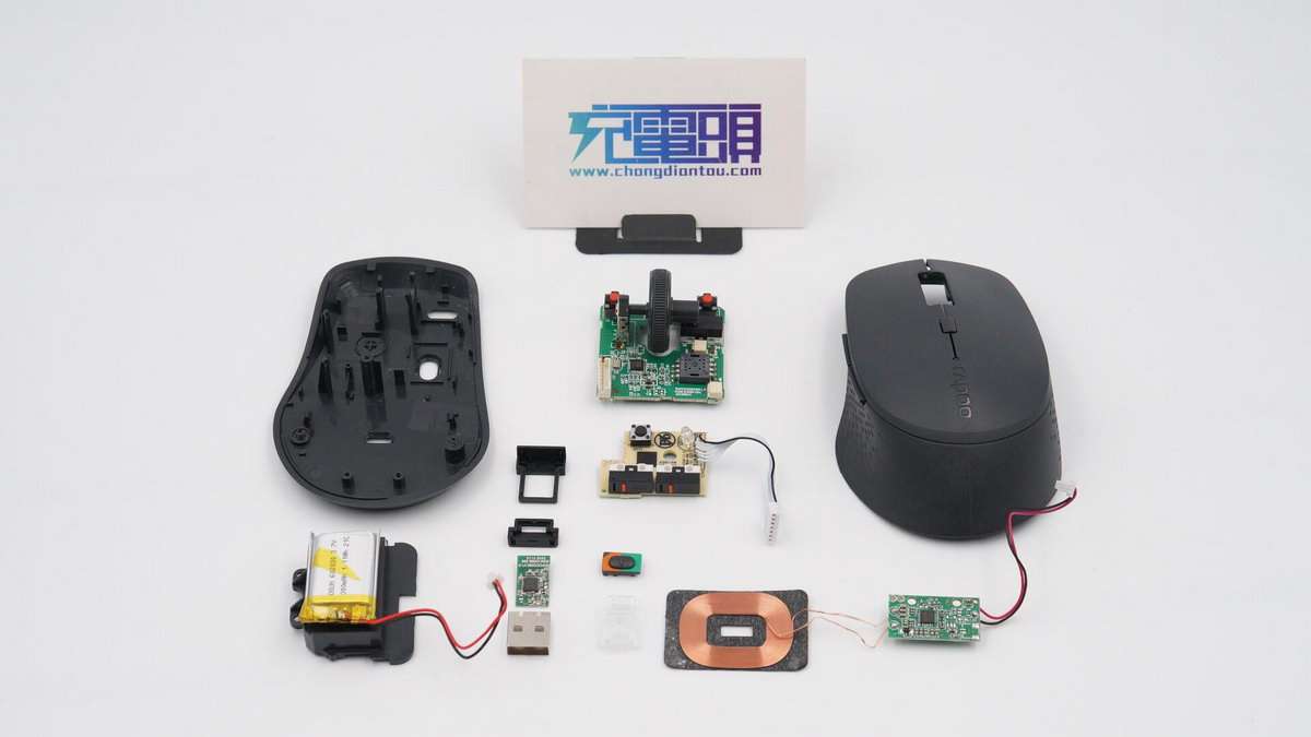 雷柏鼠标怎么样雷柏m300w无线鼠标拆解