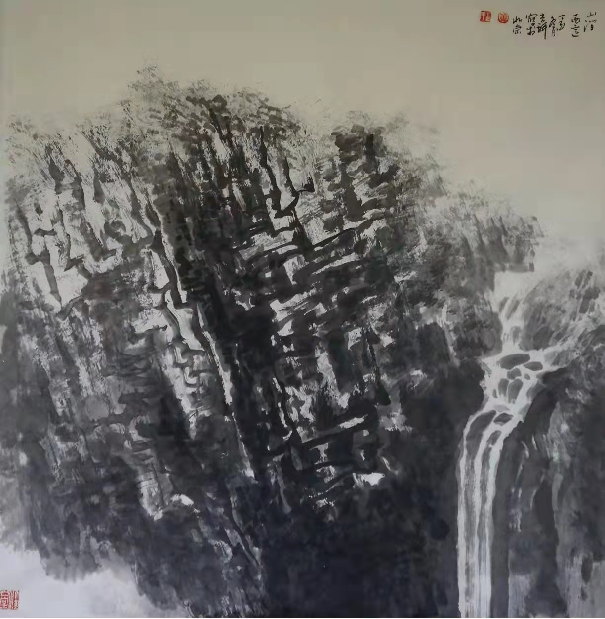 铁道兵著名画家董吉祥（纸本水墨）国画作品欣赏 V篇制作：王绍春