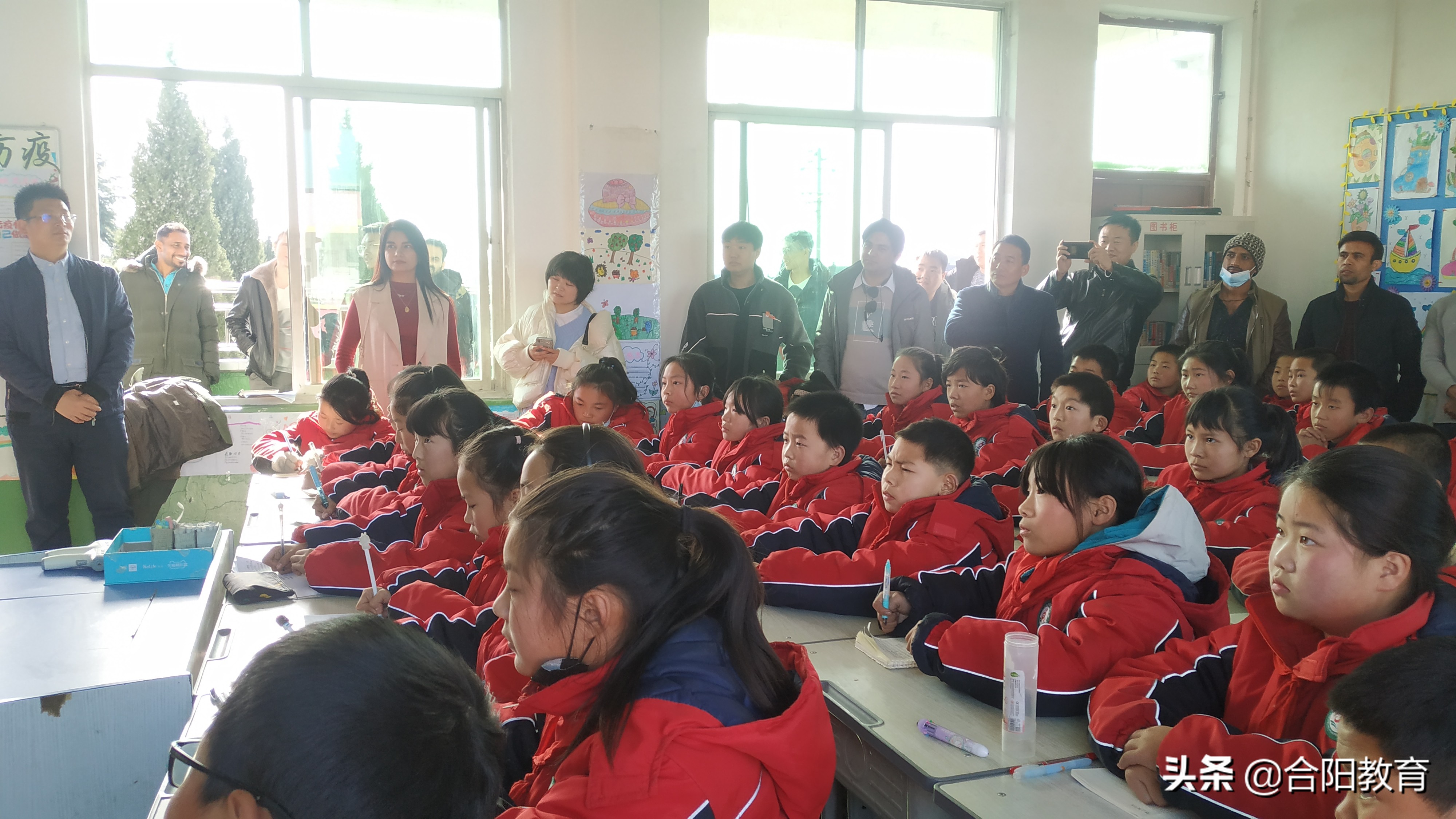 【教育帮扶】西北农林科技大学和陕西中医药大学留学生走进合阳校园