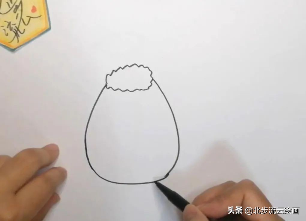 可爱的小鸡儿童画，简单易学，小朋友们学会了吗？