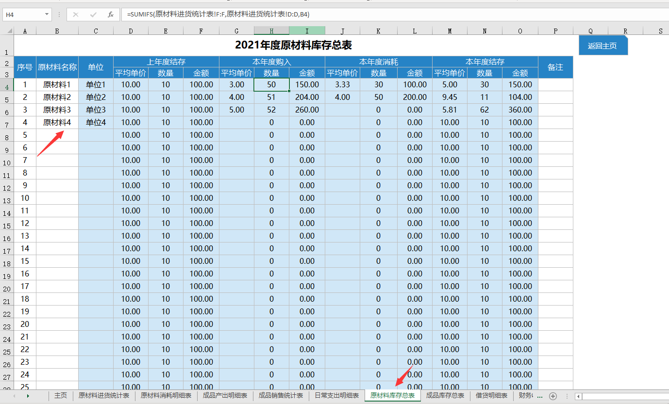 Excel全函数进销存管理套表，自动库存收支统计，计算查询超轻松