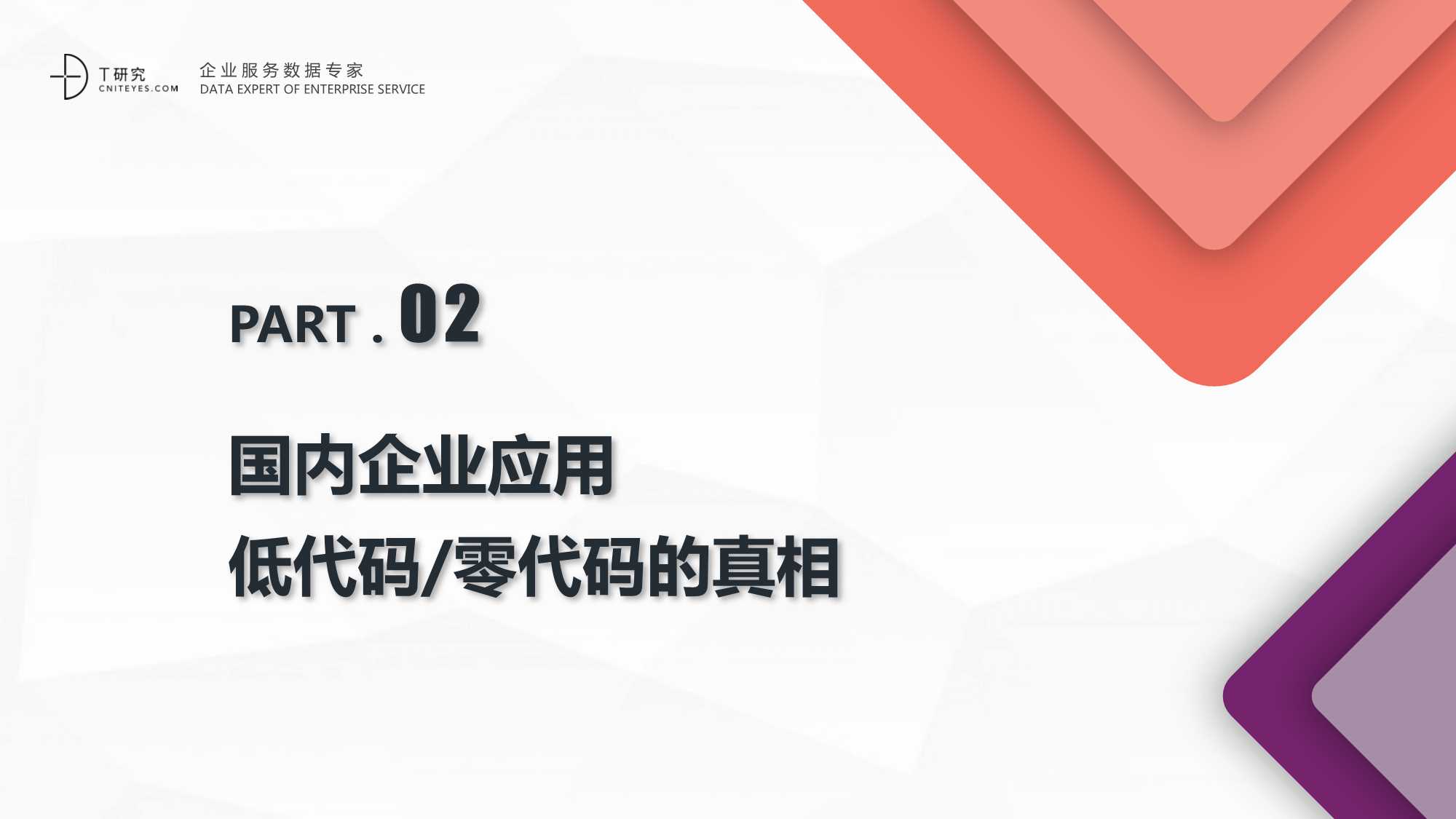 2021中国低代码/零代码全景产业研究报告