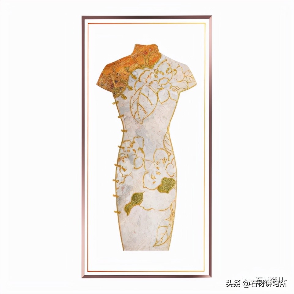 石材旗袍挂画--永不褪色的优雅