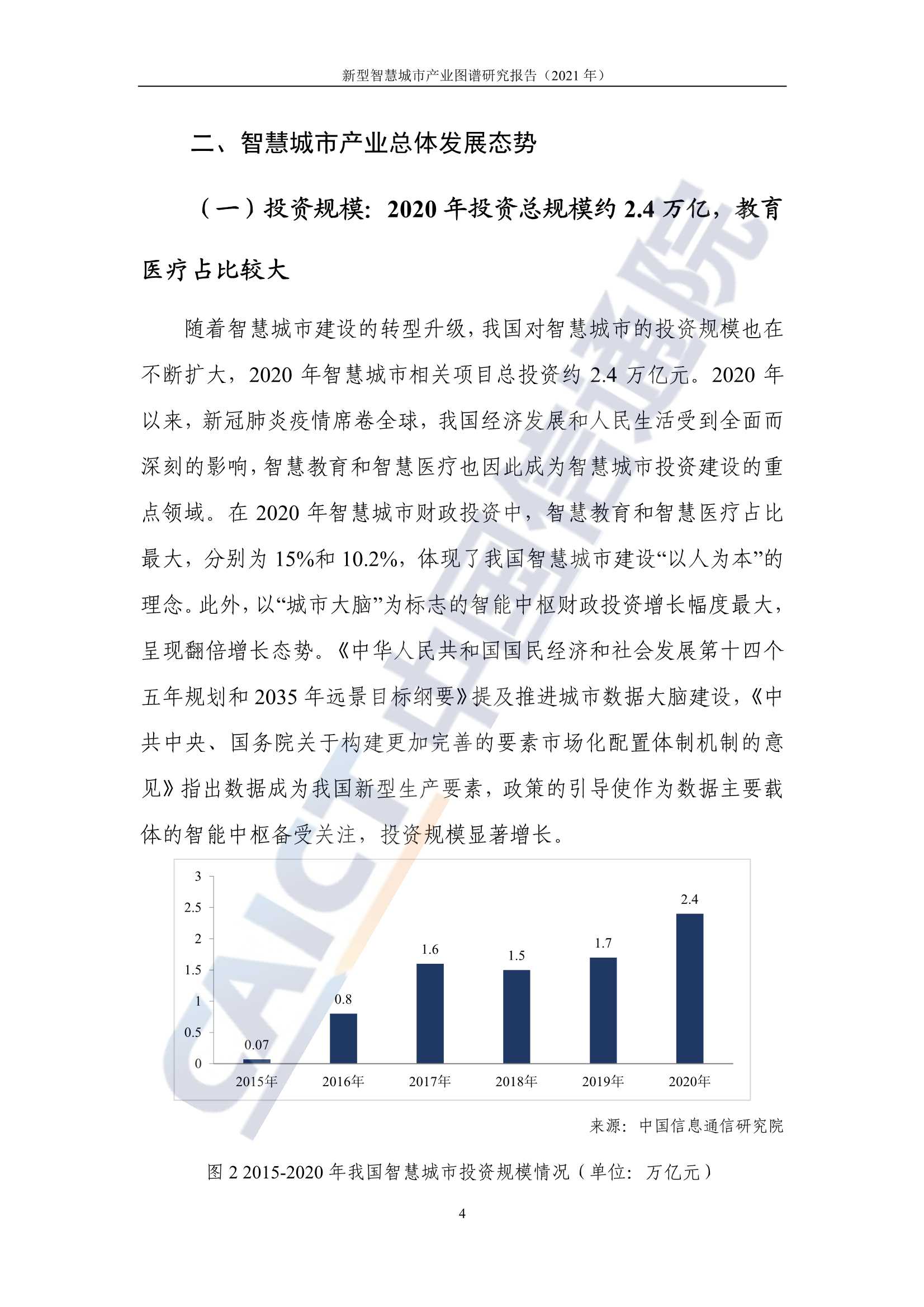 2021年新型智慧城市产业图谱研究报告