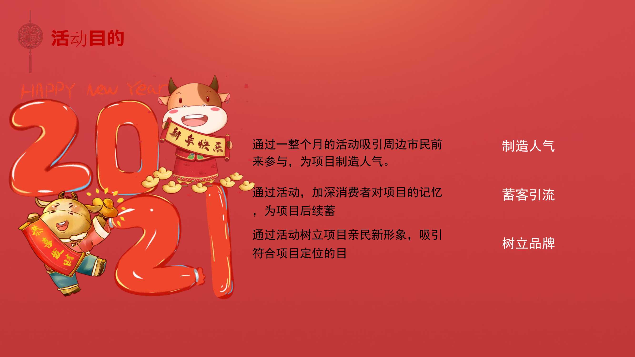 2021元月暖场系列（潮极中国年主题）活动策划方案「PPT」
