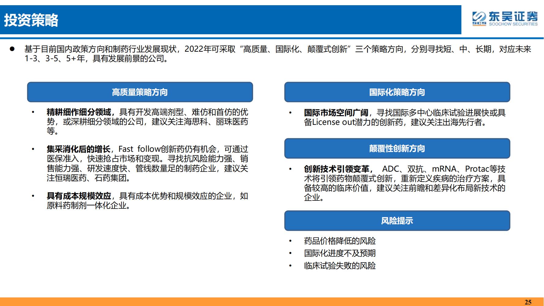2022年医药领域投资策略：医改回归医疗本源，成长、赛道两手抓