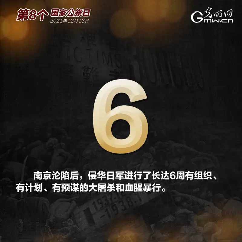 第8个国家公祭日：这些数字请勿忘记