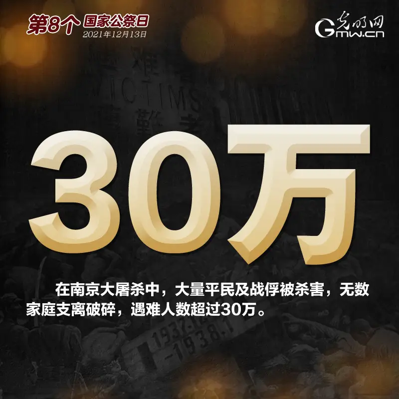 第8个国家公祭日：这些数字请勿忘记