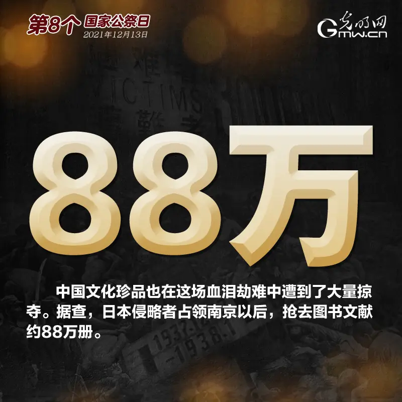 第8个国家公祭日：这些数字请勿忘记