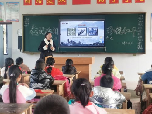 桃源县陬市镇第二完全小学国家公祭日活动(图3)