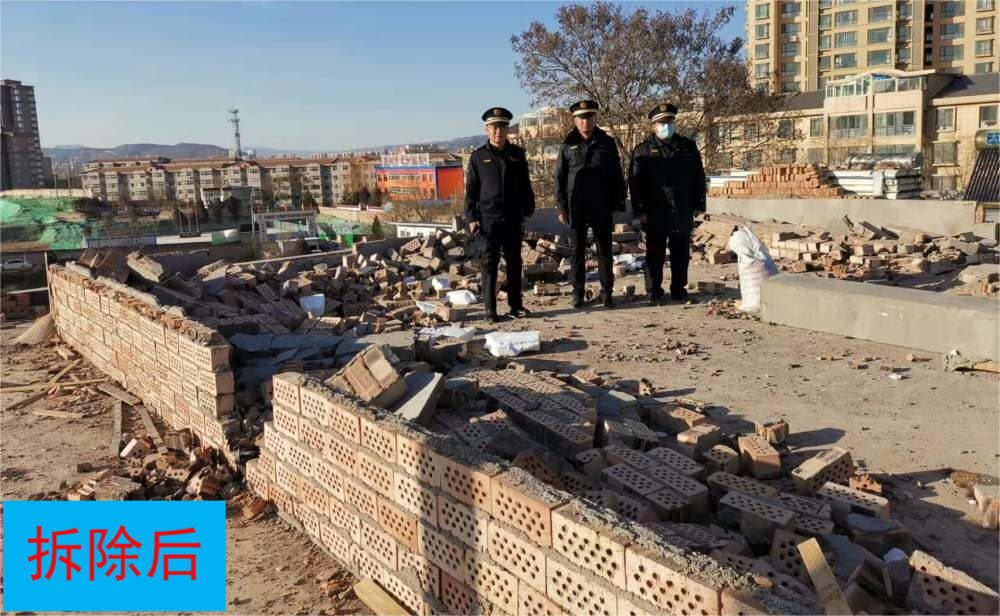 创建全国文明城市 平凉在行动 | 崆峒区：多处楼顶违法建筑被依法拆除