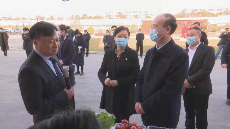 商丘市人大常委会主任、党组书记周树群一行视察镇平想念食品有限公司