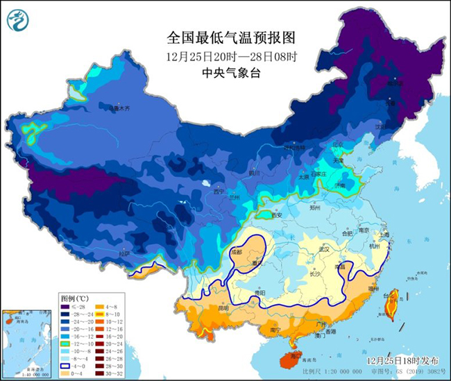 专家解读：寒潮继续发力 南方多地初雪可待 需防范风寒效应
