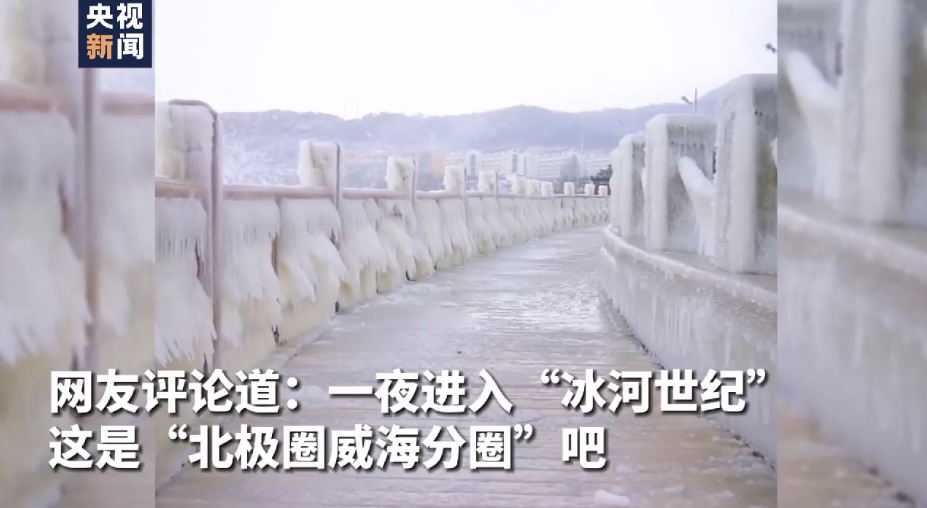 暴雪已至！一夜之间，惊现“北极圈威海分圈”