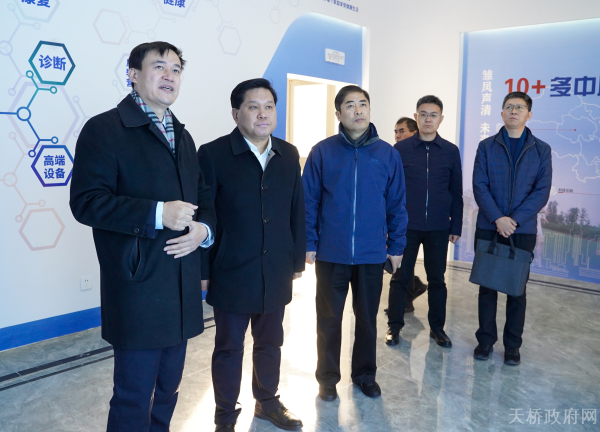 区委副书记、区长亓伟到园区走访企业